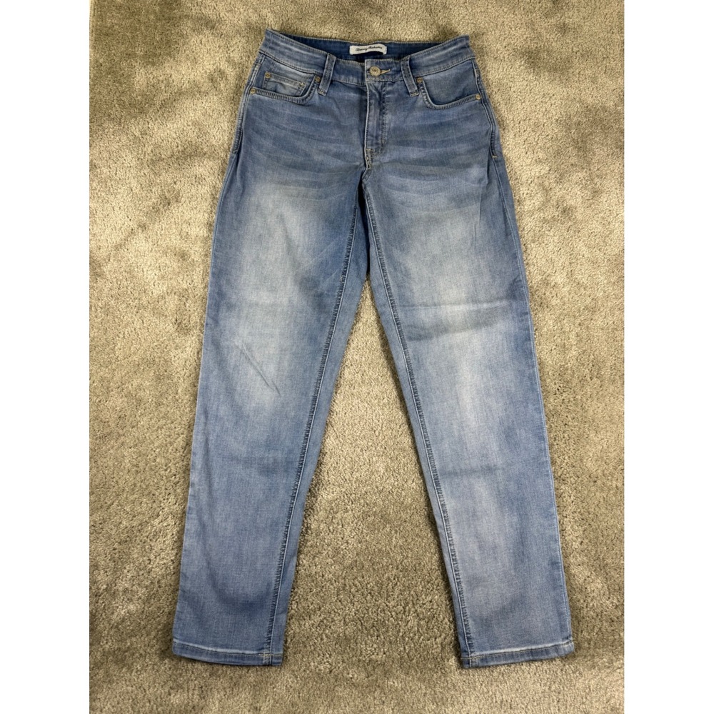 Tommy Bahama Leila Indigo Mid Rise Slim Boyfriend Jeans Blue Size 2/29 SW120886
